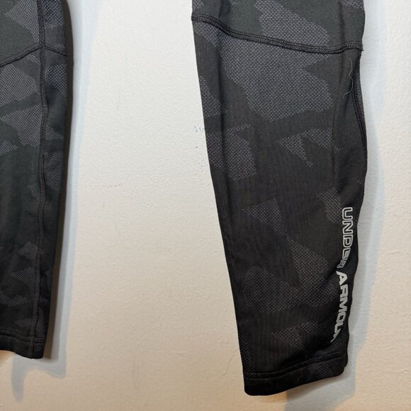 Under Armour Cold Gear Men’s Compression Leggings Large Camo Black - Picture 4 of 5